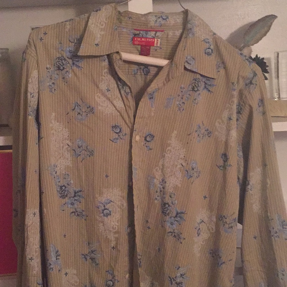 Vintage guess button down